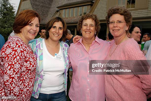 Christine Quinn, Kim Catullo, Bonnie Gilbert and Patricia Lancaster attend School's Out Benefiting the Hetrick-Martin Institute at East Hampton on...