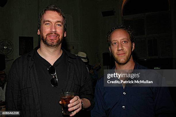 Tom McArdle and Joey Slotnick attend CAROLE RADZIWILL book party "What Remains" at Socialista on June 19, 2007 in New York City.