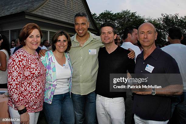 Christine Quinn, Kim Catullo, David Mensah, O'Brien Kelley and Michael Longacre attend School's Out Benefiting the Hetrick-Martin Institute at East...