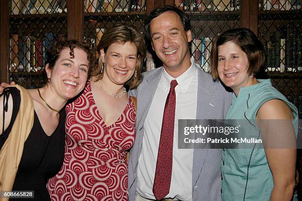 Danielle Steinmann, Kathy Morris, Bob Kraus and Allison Davis attend CLARK SUMMER PARTY at Explorer's Club on June 21, 2007 in New York City.