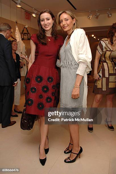 Alexis Bryan and Lubov Azria attend MAX and LUBOV AZRIA Present their Resort Collections at BCBG MAX AZRIA GROUP Showroom on June 5, 2007 in New York...