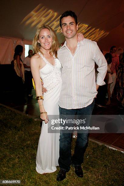 Kate Meckler and Daniel Entwistle attend LOVE HEALS The Alison Gertz Foundation for AIDS Education at Luna Farm Sagaponack on June 23, 2007 in...