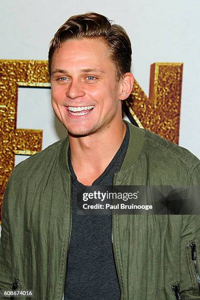 Billy Magnussen attends the The New York Special Screening of Metro-Goldwyn-Mayer Pictures and Columbia Pictures' "The Magnificent Seven" at Museum...