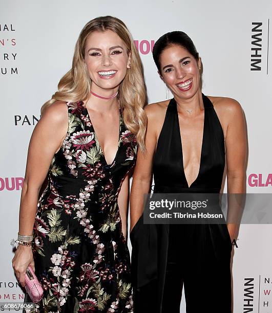 Brianna Brown and Ana Ortiz attend the 5th annual Women Making History Brunch at Montage Beverly Hills on September 17, 2016 in Beverly Hills,...