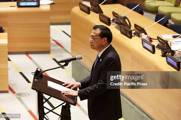 General Assembly Seventy-first session High-level plenary meeting on addressing large movements of refugees and migrants,H.E. Li Keqiang, Premier of...