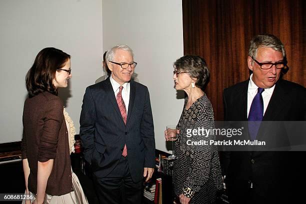 Anne Stringfield, Steve Martin, Cynthia O'Neal and Mike Nichols attend FRIENDS IN DEED BENEFIT With Steve Martin at Tahari Residence on June 11, 2007...