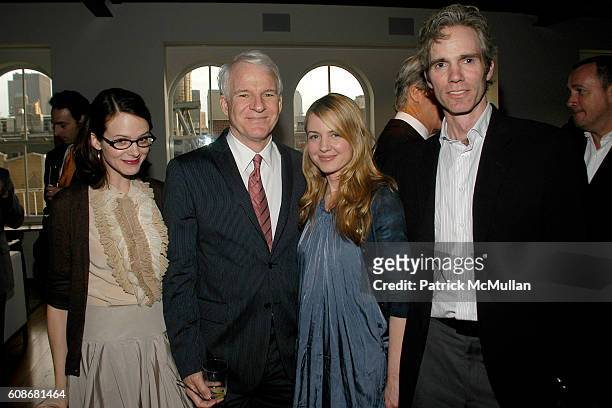 Anne Stringfield, Steve Martin, Kelly Sugarman and Jay Sugarman attend FRIENDS IN DEED BENEFIT With Steve Martin at Tahari Residence on June 11, 2007...