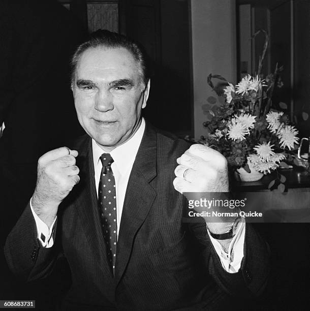 Former world heavyweight champion Max Schmeling , UK, 8th March 1971.