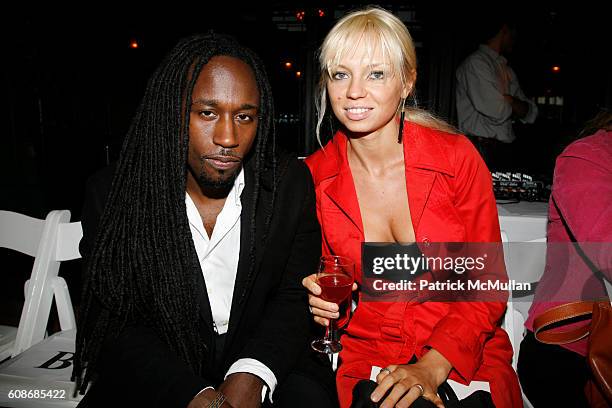 Jordan Joseph and Maggie Joseph attend ALVIN VALLEY Resort Collection Show at The Bowery Hotel on June 13, 2007 in New York City.