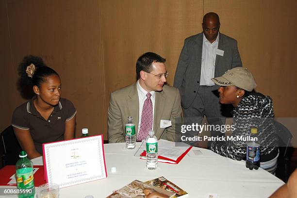 Walter Price and Youth attend NEW YORKERS FOR CHILDREN Network to Success Fashion Panel at New York University on June 13, 2007 in New York City.