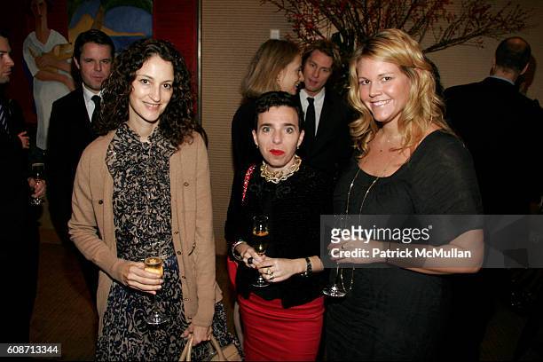 Mimi Lombardo, Rachel Felder and Reesa Toppel attend Holiday Luncheon Hosted By "A. LANGE & SOHNE" at Le Bernardin on December 12, 2007 in New York...
