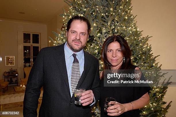 Tyler Hayes and Maureen Roffoni attend Janklow Party at Private Location on December 6, 2007 in New York City.