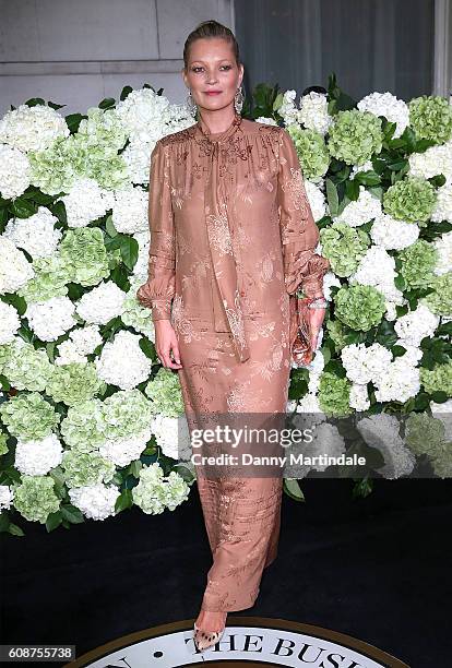 Kate Moss attends the #BoF500 Gala Dinner during London Fashion Week Spring/Summer collections 2016/2017 on September 19, 2016 in London, United...