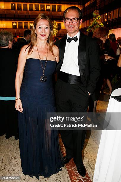 Kimberly DuRoss and Louis Bofferding attend NEW YORK CITY OPERA's FALL FETE - A French Celebration at New York State Theater on October 2, 2007 in...