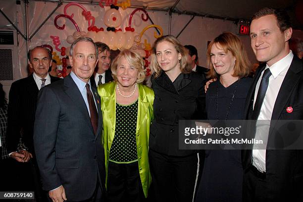 Michael Bloomberg, Liz Smith, Megan Sheekey, First Deputy Mayor Patti Harris and Rob Speyer attend FETE DE SWIFTY founded by LIZ SMITH at 73rd and...