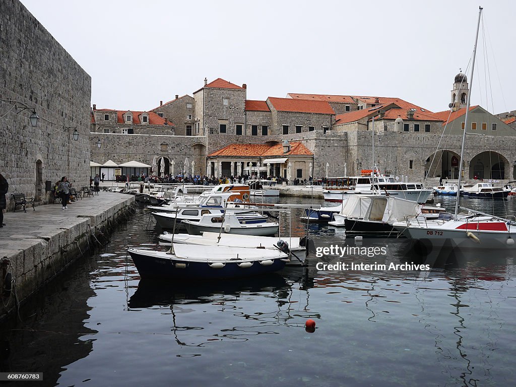 The Old Harbor In Dubrovnik