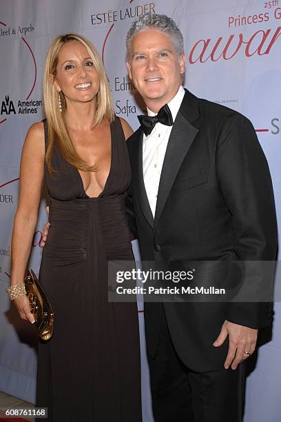 Carolyn Gusoff Turk and Dr. Jon Turk attend The 25th Anniversary Princess Grace Awards Gala at Sotheby's on October 25, 2007 in New York City.