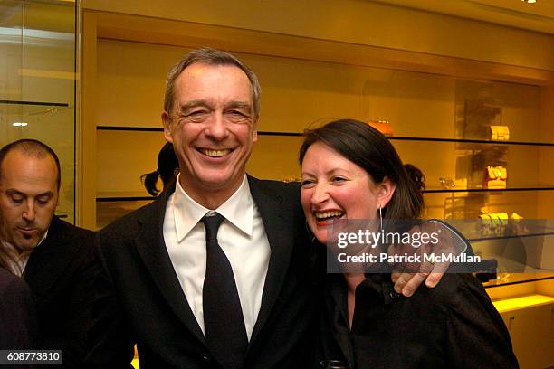 Erick Horlin Du Houx and Geraldine Morley attend LEIBER Celebrates The Launch of Andrew Gn Fall 2007 Collection at Leiber Boutique on October 24,...