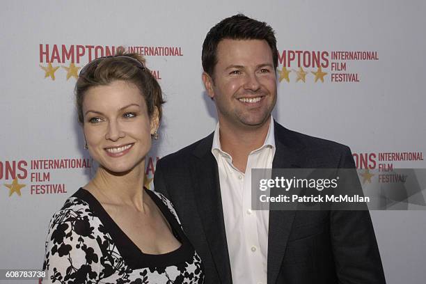 Jodi Applegate and Ron Corning attend GOLDEN STAR FISH AWARDS - HAMPTONS INTERNATIONAL FILM FESTIVAL at United Artists Theatres on October 21, 2007...