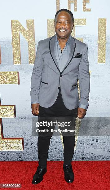 Actor Isiah Whitlock Jr. Attends "The Magnificent Seven" New York premiere at Museum of Modern Art on September 19, 2016 in New York City.