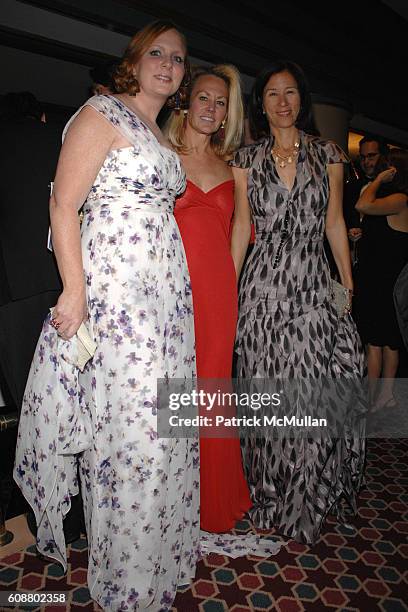 Anne Grauso, Muffie Potter Aston and Jill Roosevelt attend AMERICAN BALLET THEATRE 2007 Fall Gala at City Center & Mandarin Oriental Hotel on October...