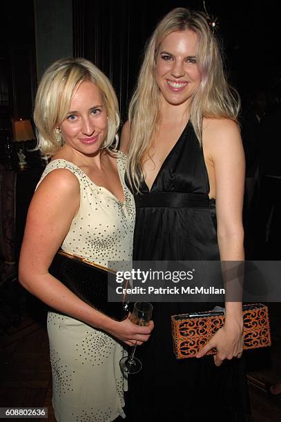 Tamsin Lonsdale and Alexandra Aitken attend The SUPPER CLUB New York Launch Party at National Arts Club N.Y.C. On October 23, 2007.