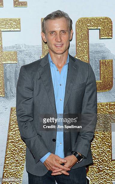 Host Dan Abrams attends "The Magnificent Seven" New York premiere at Museum of Modern Art on September 19, 2016 in New York City.