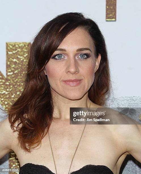 Actress Lena Hall attends "The Magnificent Seven" New York premiere at Museum of Modern Art on September 19, 2016 in New York City.