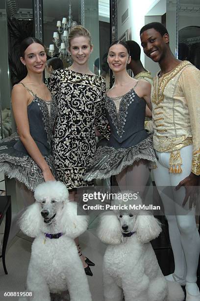 April Giangeruso, Michele Wiles, Jaime Hickey and Calvin Royal attend AMERICAN BALLET THEATRE'S Dinner with Dancers at The homes of Julia and David...