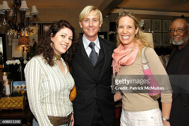 Jessica Pressler, Barclay Butera and Lori Dennis attend Barclay Butera and Elle Decor Event at Barclay Butera on October 30, 2007 in Los Angeles, CA.