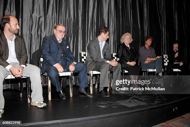 Andrew Rossi, Sirio Maccioni, Mauro Maccioni, Egidiana Maccioni and Marco Maccioni attend A TABLE IN HEAVEN Screening & Afterparty: A Film By Andrew...