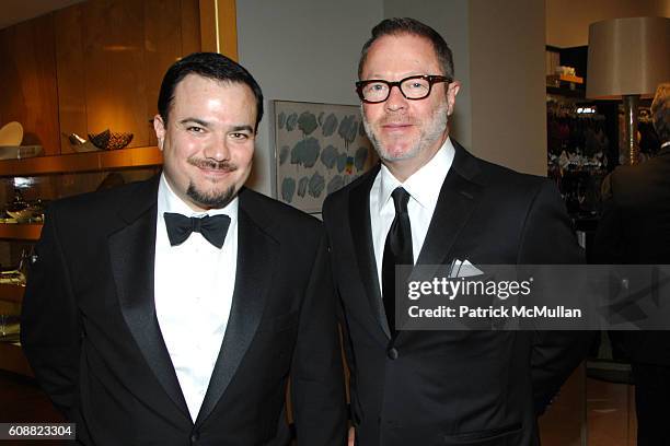 Scott Berretto and Eddie Nunz attend NEIMAN MARCUS 100th Anniversary Gala at Neiman Marcus on October 12, 2007 in Dallas, TX.