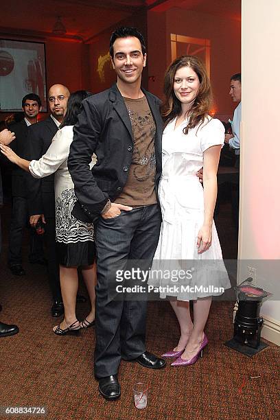 Jeff Marchelletta and Lauren Maher attend 2007 LA Fashion Awards Presented by Saturn at Orpheum Theater on October 26, 2007 in Los Angeles, CA.