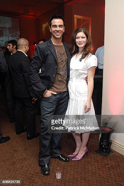 Jeff Marchelletta and Lauren Maher attend 2007 LA Fashion Awards Presented by Saturn at Orpheum Theater on October 26, 2007 in Los Angeles, CA.