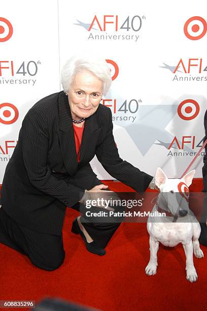 Jean Picker Firstenberg attends AFI's 40th Anniversary Celebration - Arrivals at Arclight Cinemas on October 3, 2007 in Hollywood, CA.