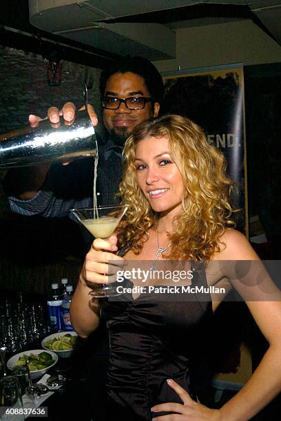 Charles Hardwick and Heather Vandeven attend Drambuie Den Event with Special Guest Heather Vandeven at Level V on October 22, 2007 in New York.