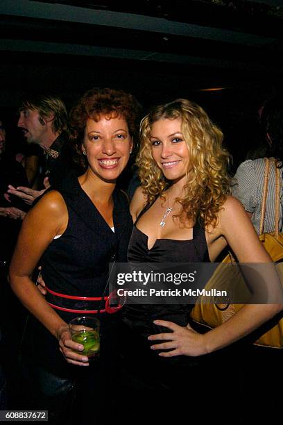 Rosa Bruno and Heather Vandeven attend Drambuie Den Event with Special Guest Heather Vandeven at Level V on October 22, 2007 in New York.