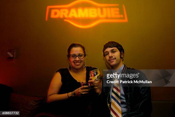 Dianna Zuluaga and Rob Gegner attend Drambuie Den Event with Special Guest Heather Vandeven at Level V on October 22, 2007 in New York.
