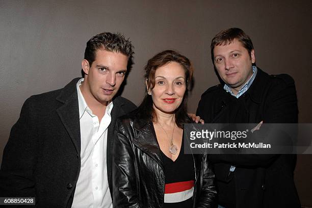 Fabian Moreau, Maripol and Sab ? attend WENDI MURDOCH Hosts a Screening of THINKFILM's NANKING at Tribeca Grand on October 29, 2007 in New York City.