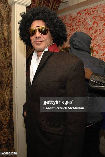 Andre Balazs attends SAGATIBA Cachaca Presents Halloween at the BOX at Kiki de Montparnasse on October 31, 2007 in New York City.