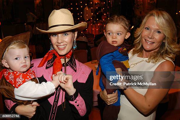 Hudson Cornelius Heinemann, Michelle Marie Heinemann, Caroline Toms and Rex Cohen attend Hudson Cornelius Heinemann Celebrates His First Birthday at...