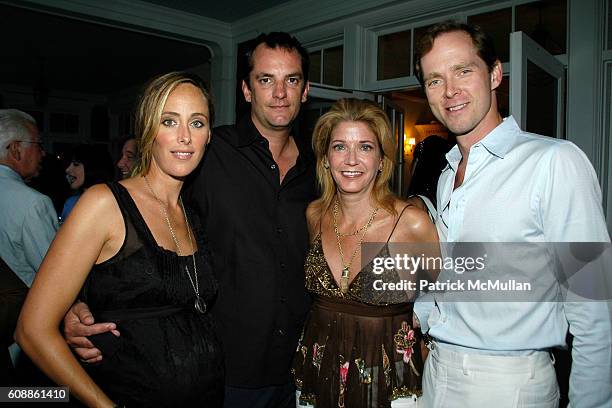 Kim Raver, Emanuel Boyer, Candace Bushnell and Charles Askegard attend The Kickoff party of "Bewitched, Bothered and Bewildered" The 2007 ALZHEIMER'S...