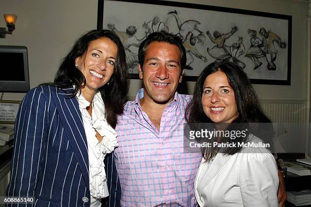 Donna Poyiadjis, Roys Poyiadjis and Caroline Staehle attend Screening of Universal Pictures THE KINGDOM, Dinner Hosted By JEFF & CARYN ZUCKER at...