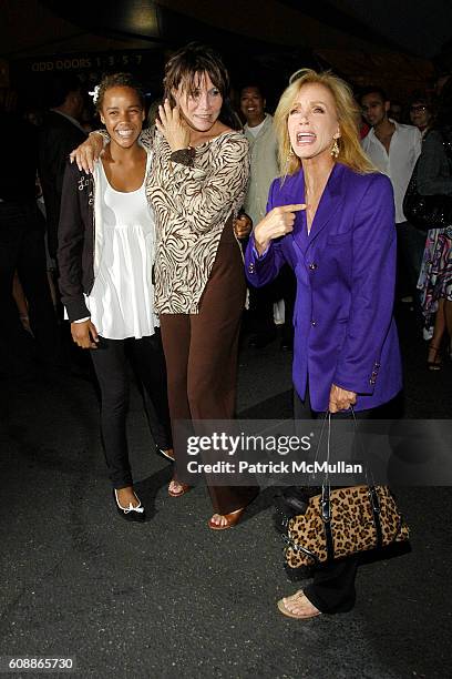 Chloe Mills, Michele Lee and Donna Mills attend "Corteo" Premiere Held at the Cirque du Soleil - Arrivals at Cirque du Soleil on August 23, 2007 in...