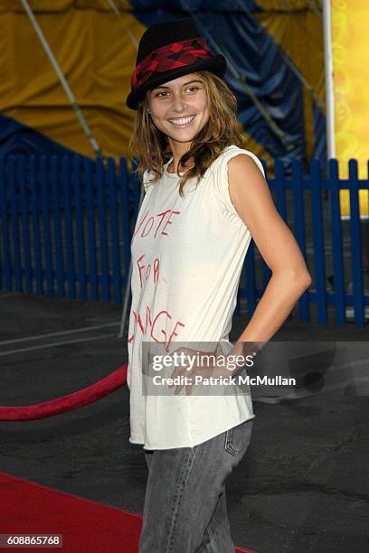 Josie Maran attends "Corteo" Premiere Held at the Cirque du Soleil - Arrivals at Cirque du Soleil on August 23, 2007 in Inglewood, CA.