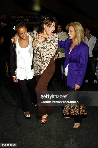 Chloe Mills, Michele Lee and Donna Mills attend "Corteo" Premiere Held at the Cirque du Soleil - Arrivals at Cirque du Soleil on August 23, 2007 in...