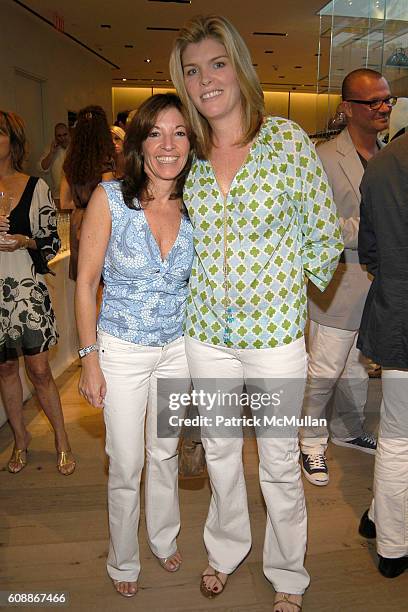 Lori ? and Emily Davis attend The opening of The ELIE TAHARI East Hampton Store, benefiting NEW YORKERS FOR CHILDREN at 1 Main St on August 11, 2007...