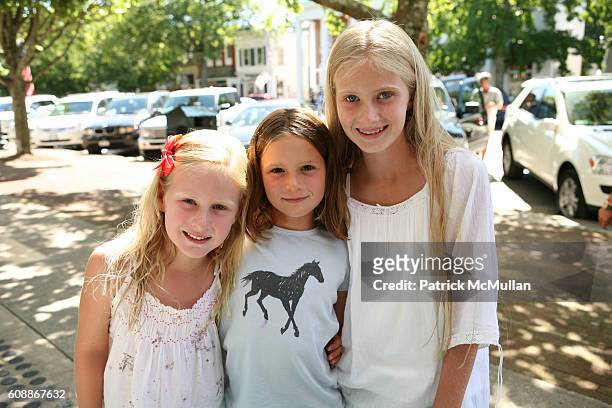 Sayra Smith, Katherine Bowman and Carlin Smith attend HATCHLINGS Spring 2008 "HATCH" Boys Collection hosted by ANNETTE LAUER, CRISTINA CUOMO, and ANA...