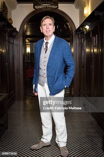 Actor Timothy Spall is photographed for Self Assignment on September 7 2016 in Venice, Italy.