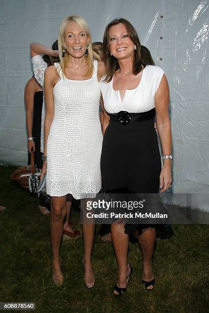 Pamela Gross Finkelstein and Judith Giuliani attend The 49th Annual Summer Party, ON THE TOWN, to Benefit SOUTHAMPTON HOSPITAL Emergency Services at...